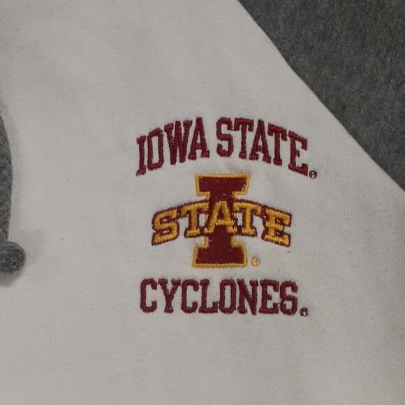 Iowa State Cyclones size S sweatshirt with double hood, & slots in sleeves. - Picture 3 of 6
